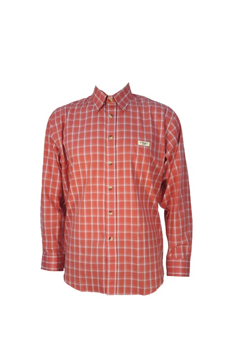 L-line fashion férfi ing, pamut, M-es méret, élénk piros