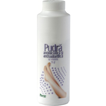 Pudra antimicotica si antisudorifica Hipocrate, 75g Pudra antimicotica si antisudorifica Hipocrate, 75g