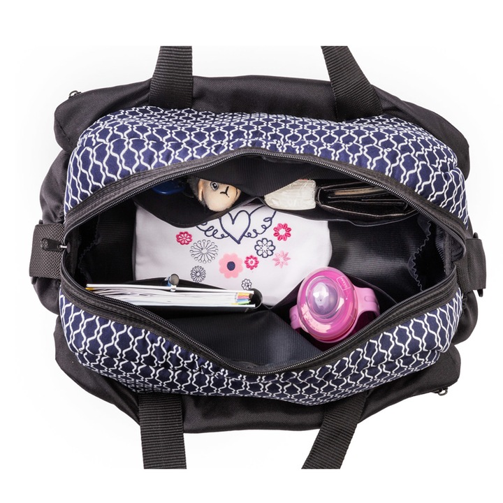 Geanta pentru bebelusi Sensillo 303400, Negru