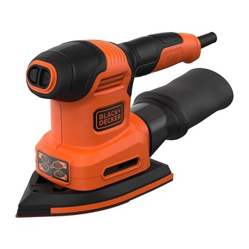 Slefuitor cu excentric, Black & Decker, talpa triunghiulara, 200 W, turatie 12000 rpm Slefuitor cu excentric, Black & Decker, talpa triunghiulara, 200 W, turatie 12000 rpm