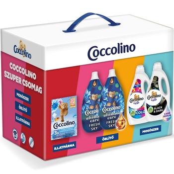 Pachet Coccolino Care, Balsam pentru haine colorate si negre