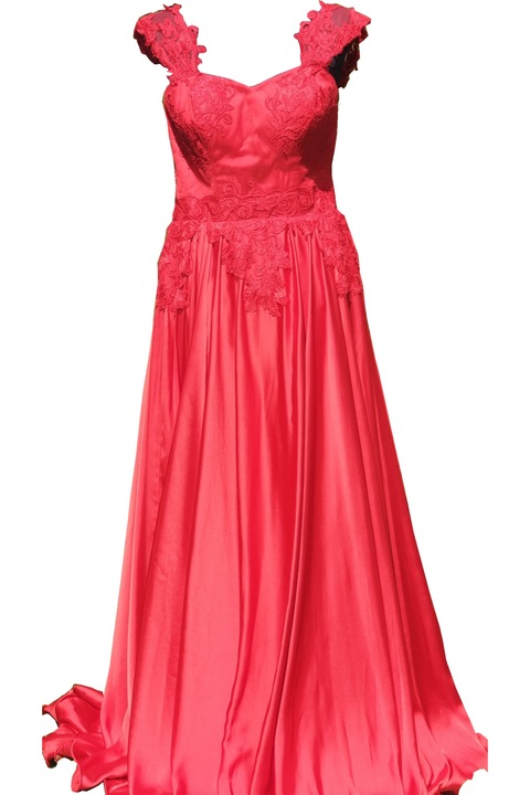 Rochie eleganta, rosie, marime M