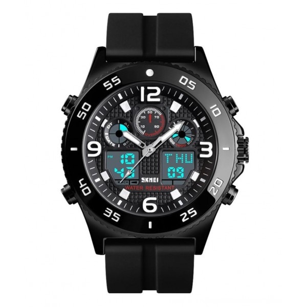 Ceas Skmei 1538-2,Dual Display,Rezistent Apa,Timer,Alarma,3 Fusuri Orare,Background Iluminat