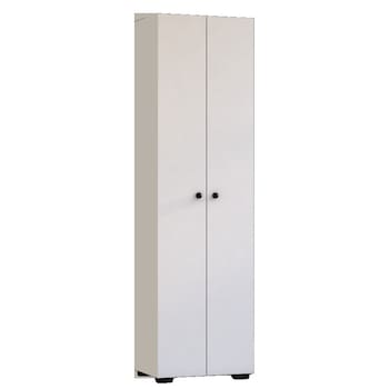 Dulap cu 2 usi Modella Ela, alb 49 x 173 x 32 cm, pal 18 mm Dulap cu 2 usi Modella Ela, alb 49 x 173 x 32 cm, pal 18 mm