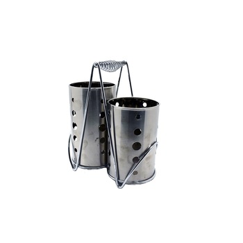 Suport tacamuri inox cu 2 compartimente, Naimeed, D3167 Suport tacamuri inox cu 2 compartimente, Naimeed, D3167