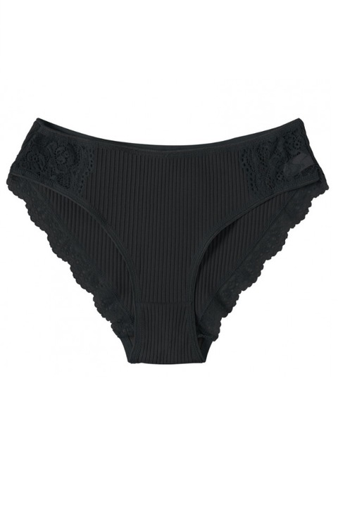 Chilot Bikini dama Dantela, Negru