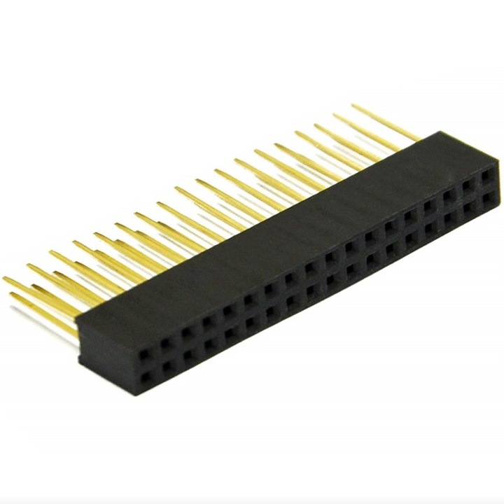 Header pini mama 2x20p 2.54 mm