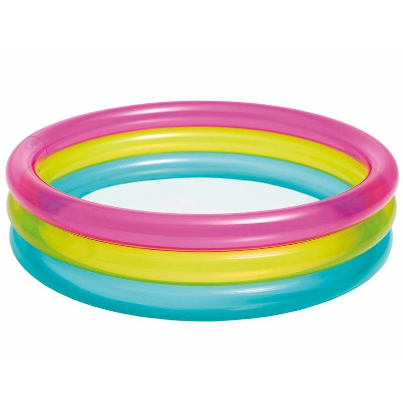 Piscina Gonflabila pentru Copii, Model 57104, in 3 Culori, 86 x 25 cm, Multicolora