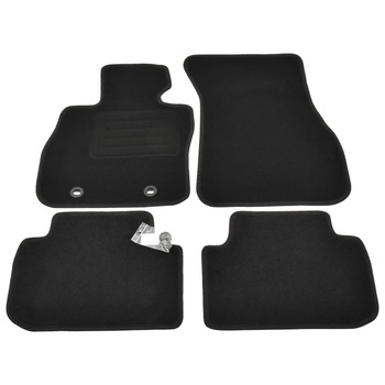 Set de 4 covorase auto pentru BMW F40 seria 1, vidaXL, Tesatura, 550 g/m², Gri Set de 4 covorase auto pentru BMW F40 seria 1, vidaXL, Tesatura, 550 g/m², Gri