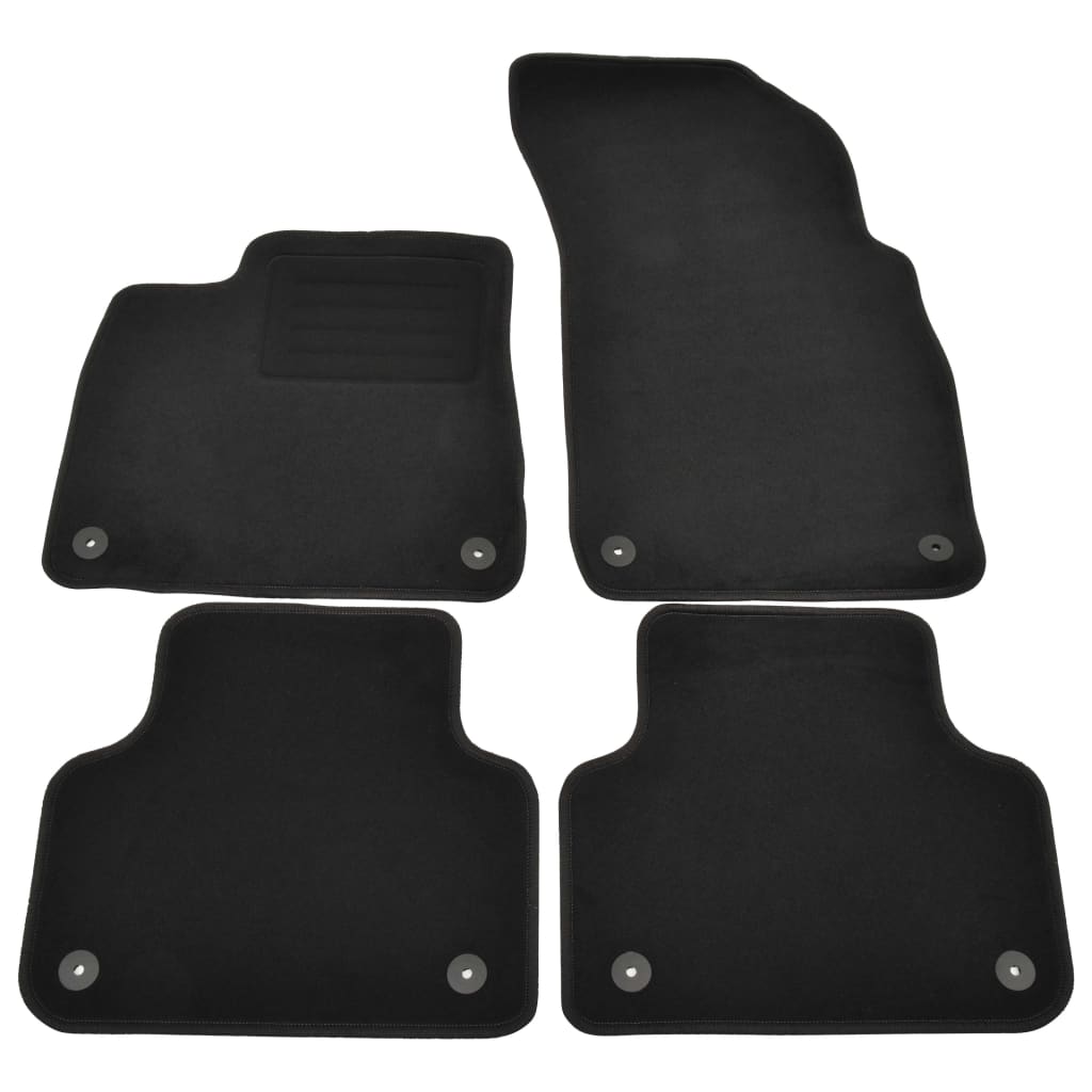 Set de 4 covorase auto pentru Audi Q8, vidaXL, Tesatura, 550 g/m²Gri