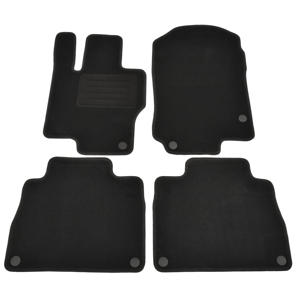 Set de 4 covorase auto pentru Mercedes-Benz GLE (W167), vidaXL, Tesatura, 550 g/m², Gri