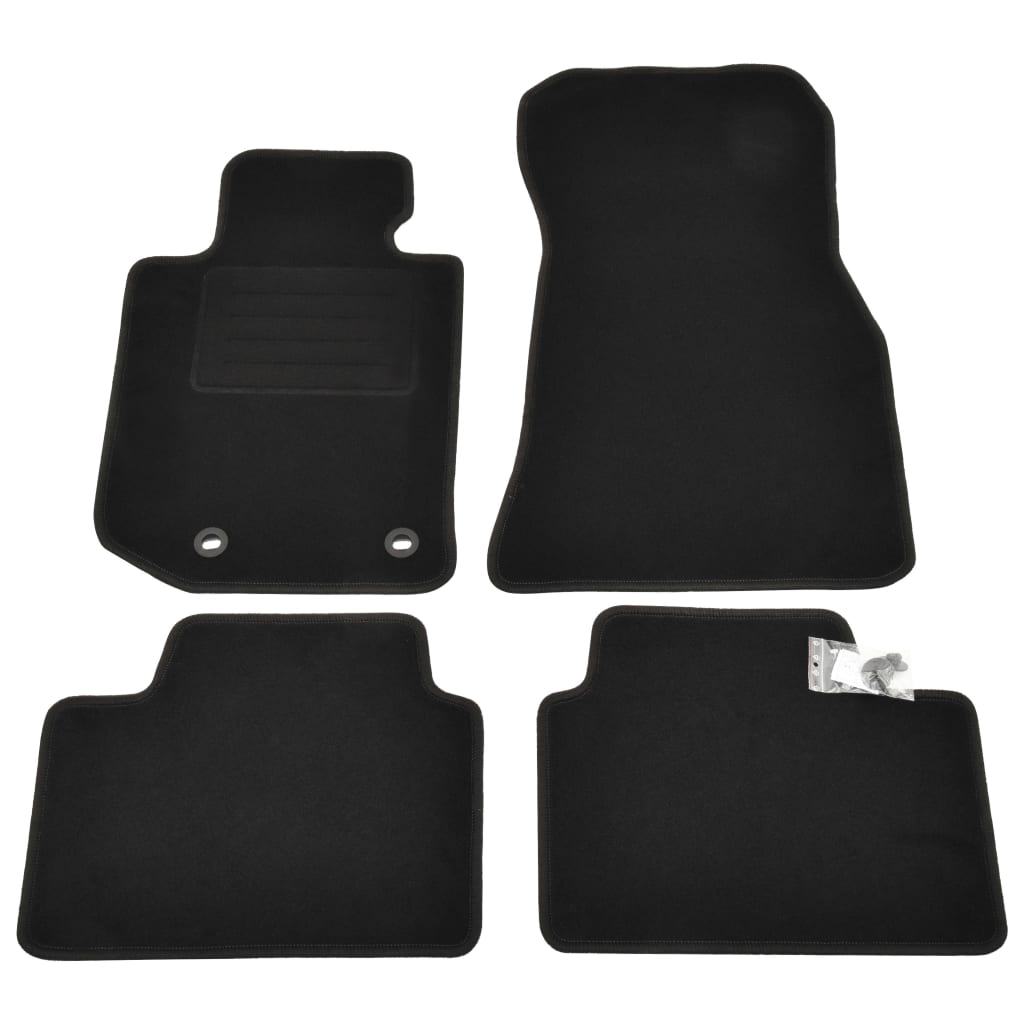 Set de 4 covorase auto pentru BMW G20/G21 seria 3, vidaXL, Tesatura, 550 g/m², Gri
