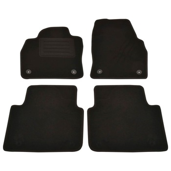 Set de 4 covorase auto pentru Skoda Scala, vidaXL, Tesatura, 550 g/m², Gri Set de 4 covorase auto pentru Skoda Scala, vidaXL, Tesatura, 550 g/m², Gri