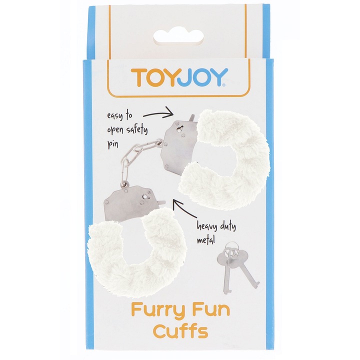 Белезници Furry Fun White
