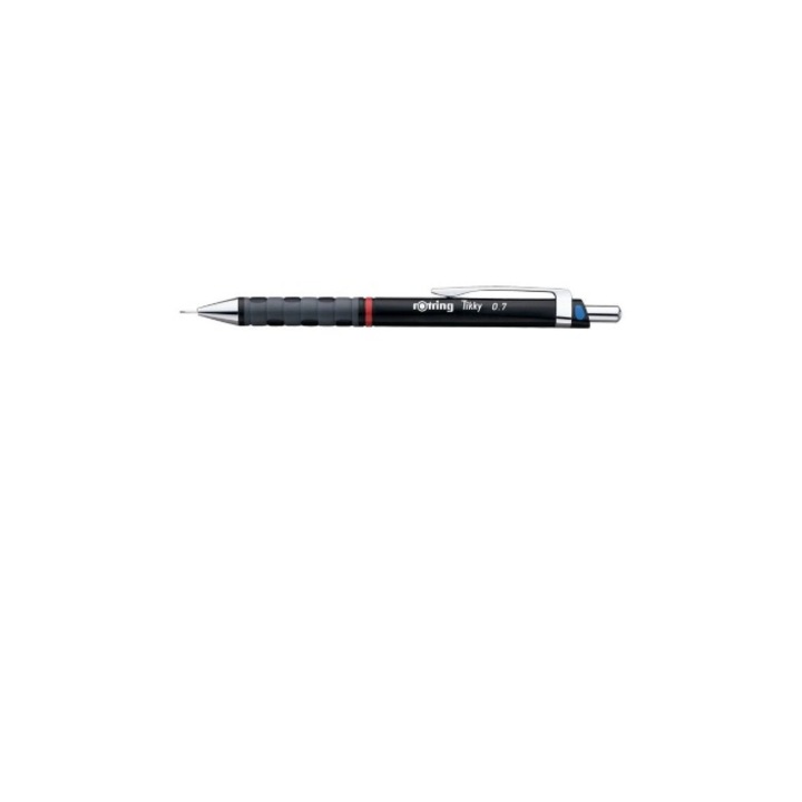 Creion mecanic Rotring Tikky, Negru, 0.7 mm