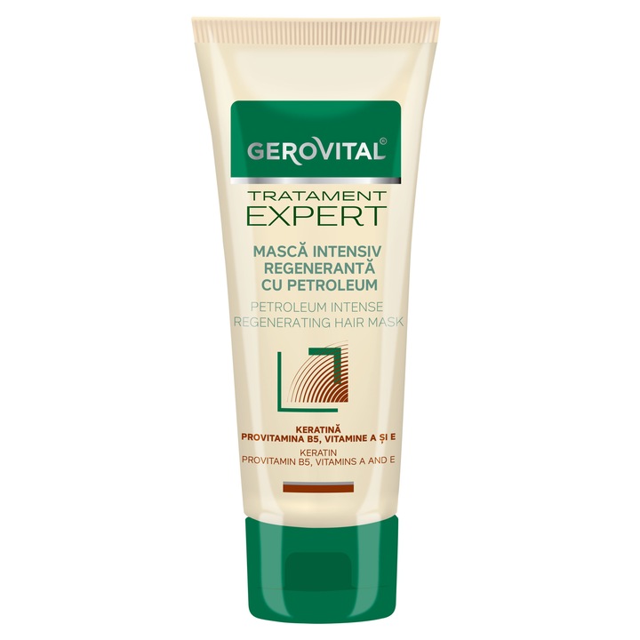 Masca Gerovital Tratament Expert intensiv regeneranta cu petroleum, 150 ml