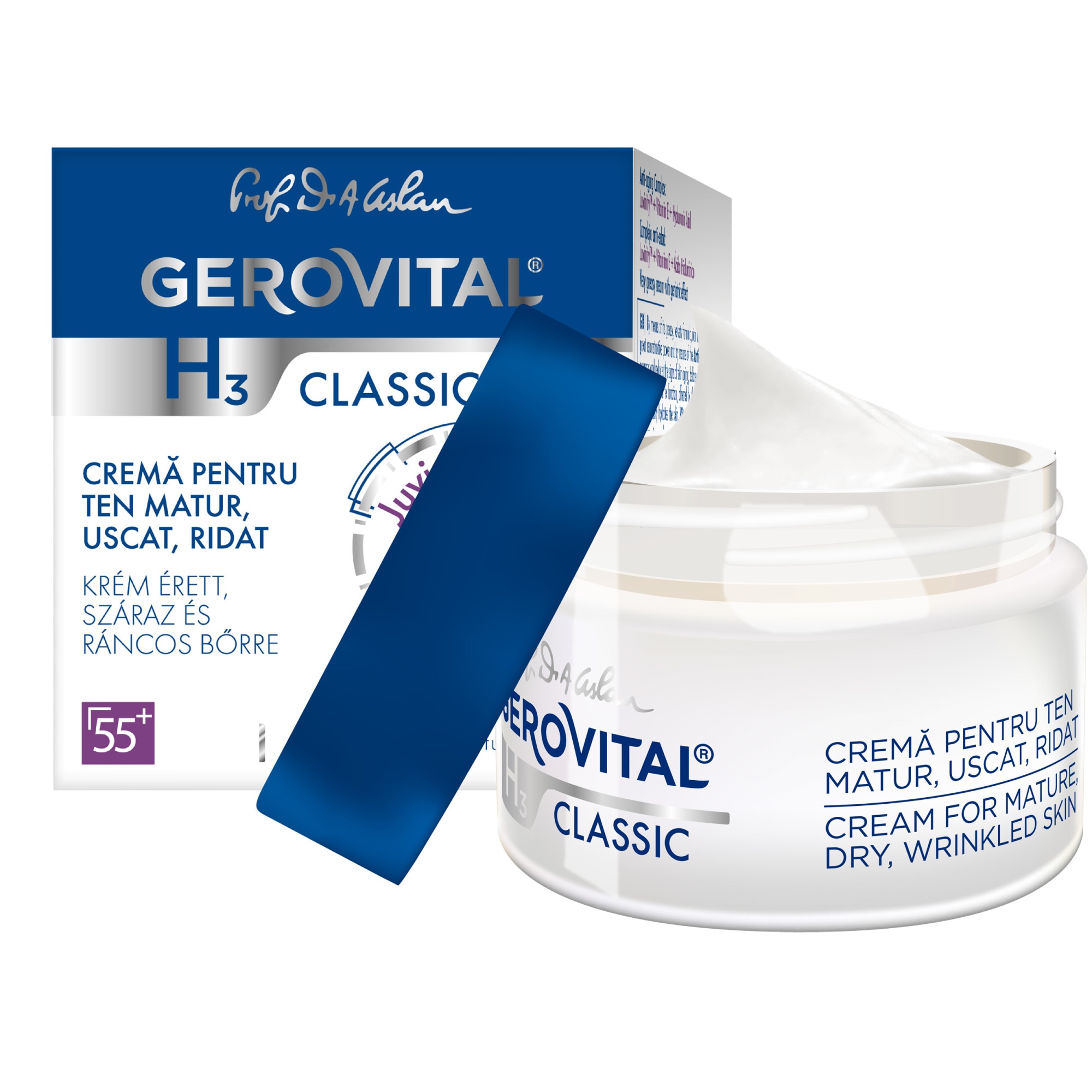 gerovital crema hidratanta antirid tineret pentru totdeauna anti-imbatranire