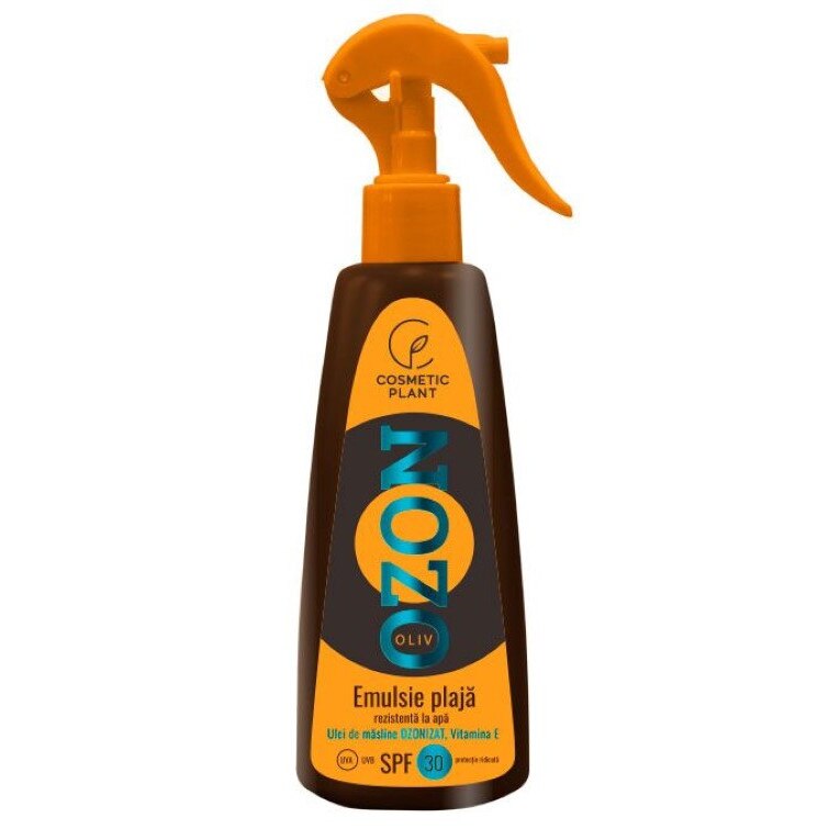 Emulsie plaja OZON SPF30 rezistenta la apa cu ulei de masline ozonizat 200ml