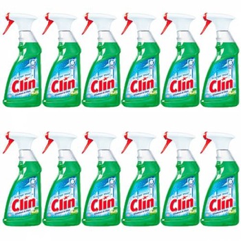 Pachet 12 bucati - Clin Apple Solutie pentru curatat geamuri cu pulverizator 12 x 500ml Pachet 12 bucati - Clin Apple Solutie pentru curatat geamuri cu pulverizator 12 x 500ml