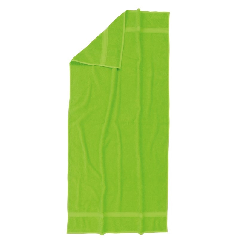 Prosop plaja Summer Trip, verde, bumbac 100% OEKO-TEX®, 70 x 140 cm, 360g/m²