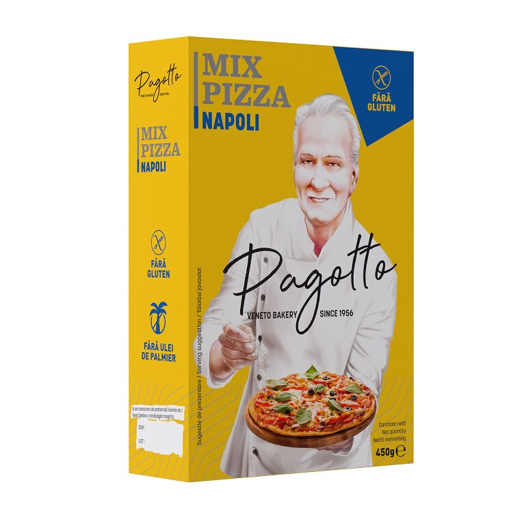 Mix Pizza Napoli Fara Gluten 450 Gr Pagotto Emag Ro