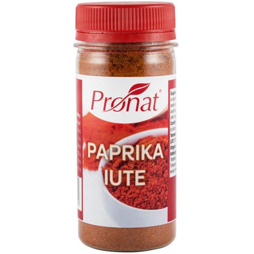Paprika iute, macinata Pronat 50g