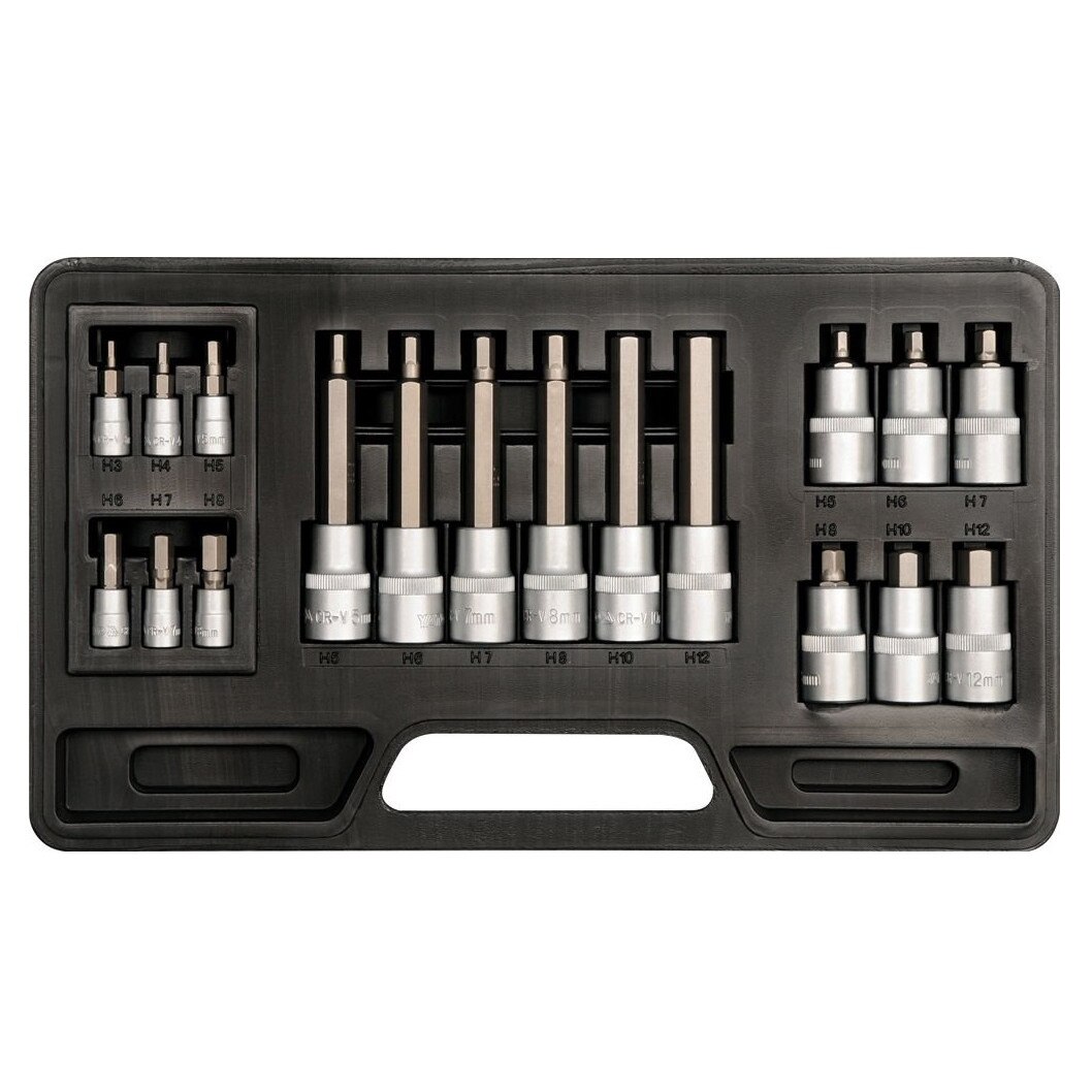 Set de chei hexagonale 18 bucati Yato YT-7752