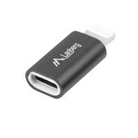 adaptor lanberg 42308 cu conector 8-pin lightning tata la microusb mama interfata usb 20 aluminiu negru imagen 40_0_
0