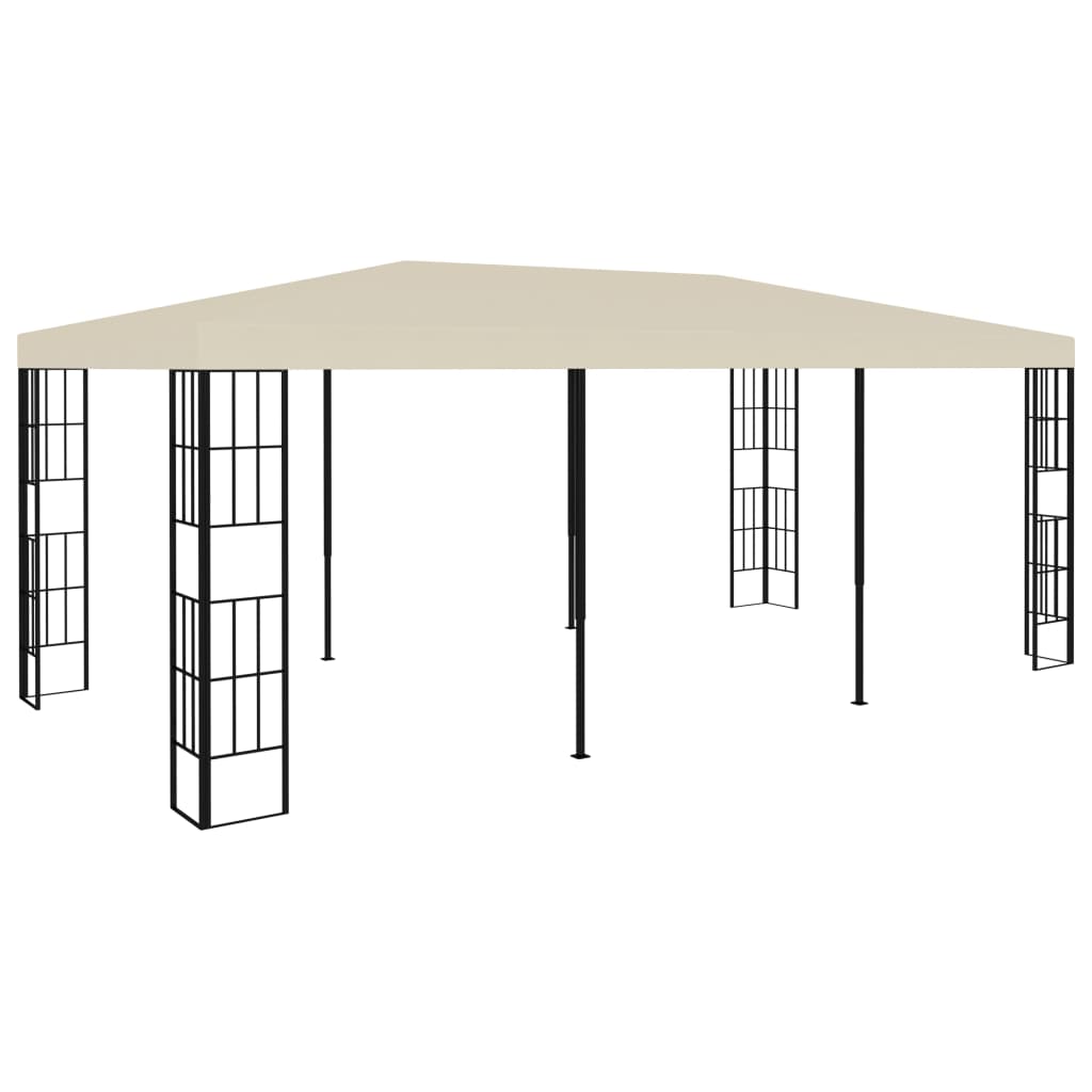 Pavilion de gradina,, vidaXL, Tesatura, 3 x 6 m, Crem