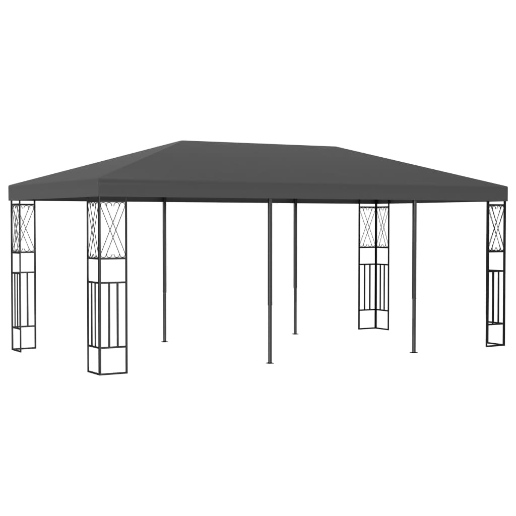 Pavilion de gradina,, vidaXL, Tesatura, 3x6 m, Antracit