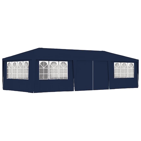 Cort de petrecere profesional cu pereti vidaXL, albastru 4x9 m 90 g/m², 18.81 kg
