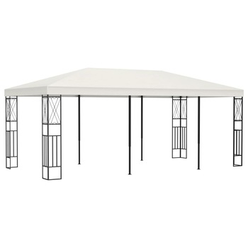 Pavilion de gradina,, vidaXL, Tesatura, 3x6 m, Crem Pavilion de gradina,, vidaXL, Tesatura, 3x6 m, Crem