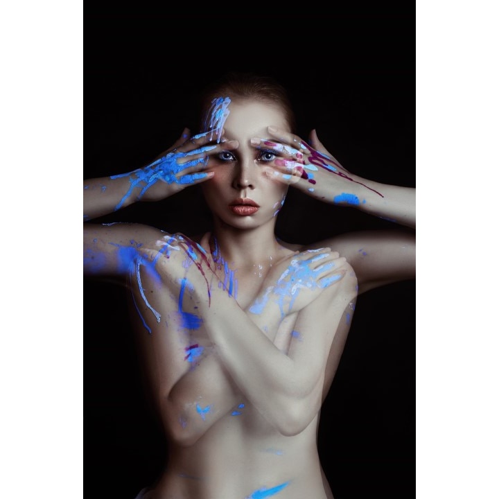 Tablou canvas 50x35 cm, model Portret fata 16