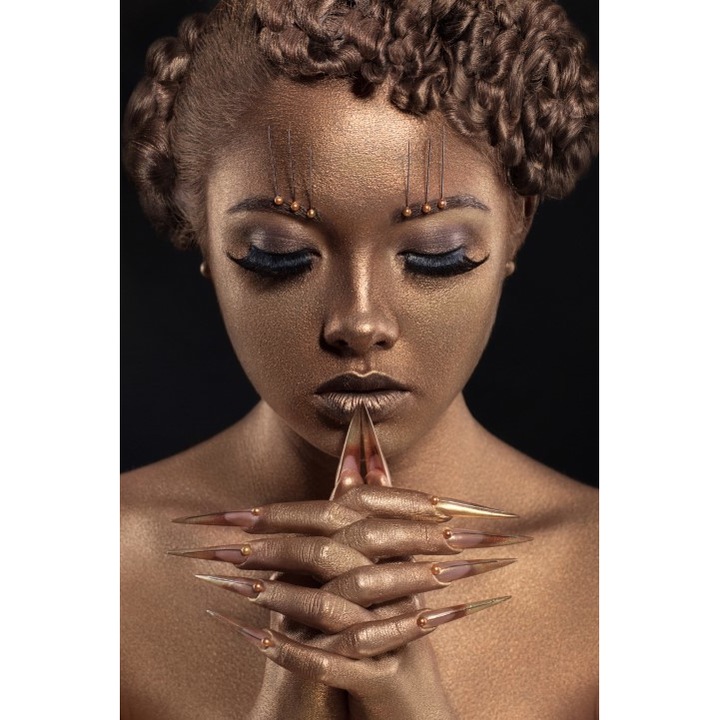 Tablou canvas, 40x30 cm, model Portret fata 1