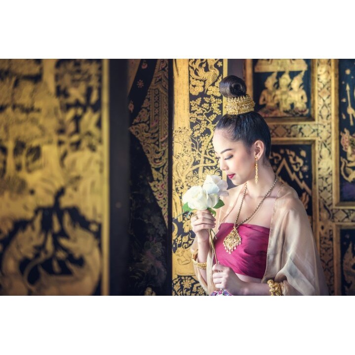 Tablou canvas 50x35 cm, model Portret fata 4