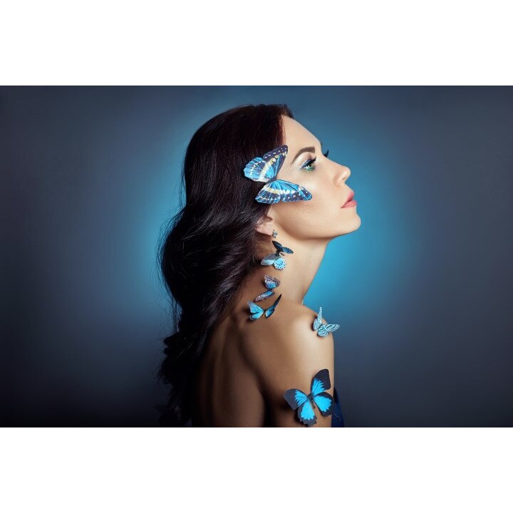 Tablou canvas 100x70 cm, model Portret fata 23