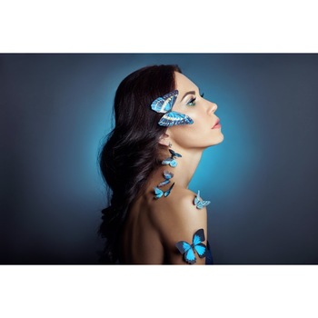 Tablou canvas 50x35 cm, model Portret fata 23 Tablou canvas 50x35 cm, model Portret fata 23