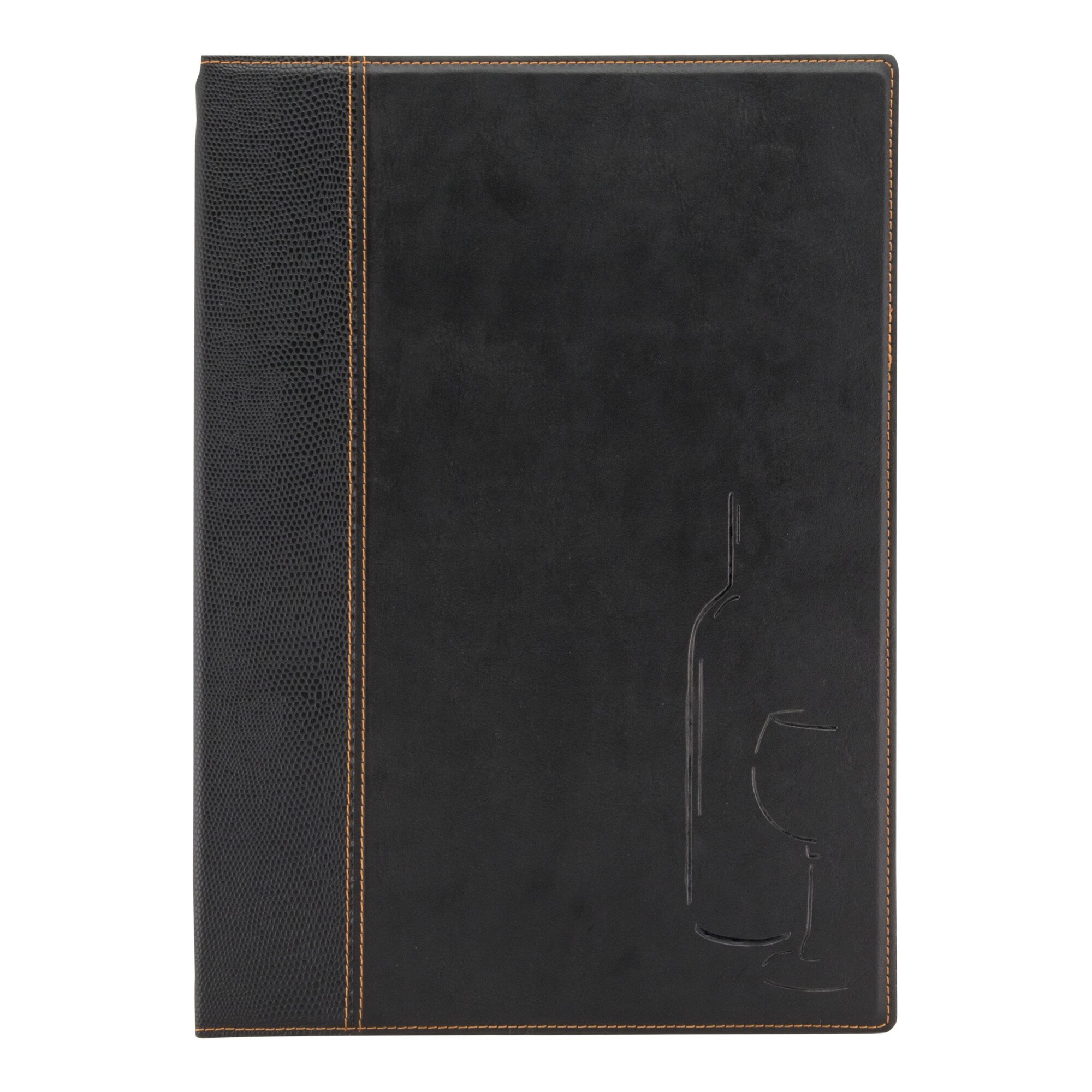 Meniu bauturi A4, Securit, culoare negru