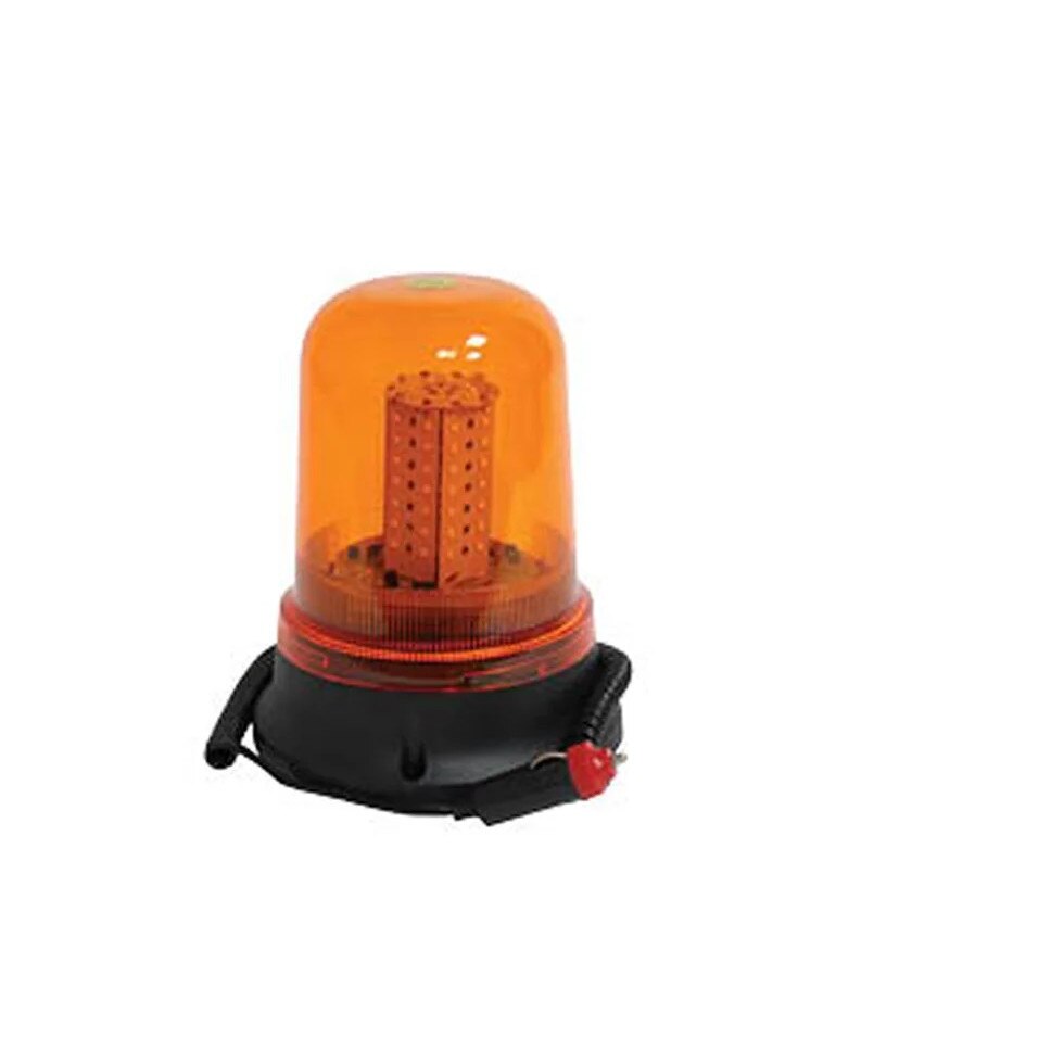 Girofar LED/SMD 24V cu talpa magnetica si alimentare la bricheta