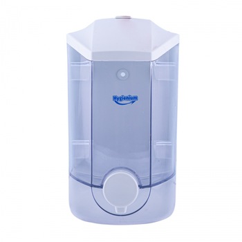 Dispenser manual pentru sapun lichid/gel dezinfectant Hygienium, 1 litru Dispenser manual pentru sapun lichid/gel dezinfectant Hygienium, 1 litru