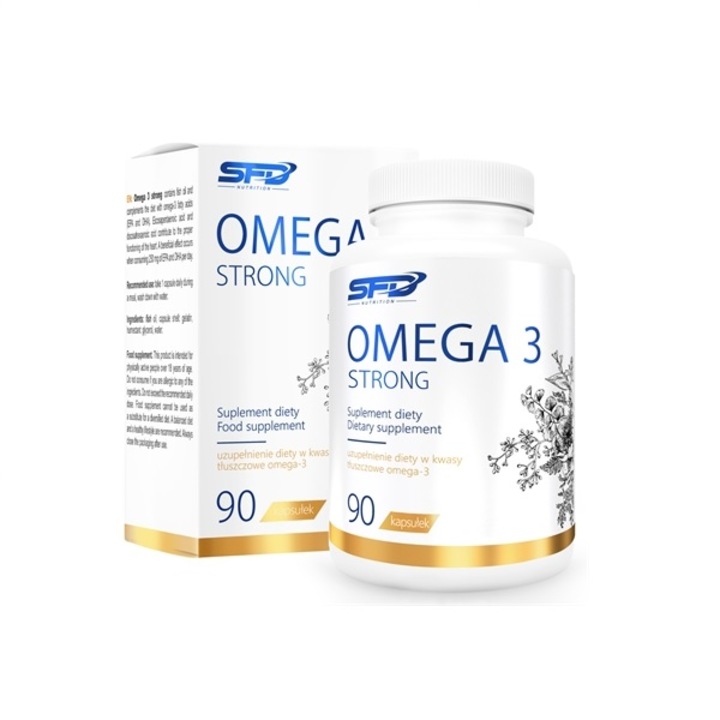 Supliment alimentar, SFD Omega 3 Strong (1000 mg), EPA - 330 mg, DHA - 220 mg - 90 capsule moi (90 doze)