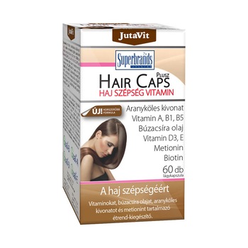 Capsule de Vitamine Hair Caps Plus JutaVit, 60 capsule Capsule de Vitamine Hair Caps Plus JutaVit, 60 capsule