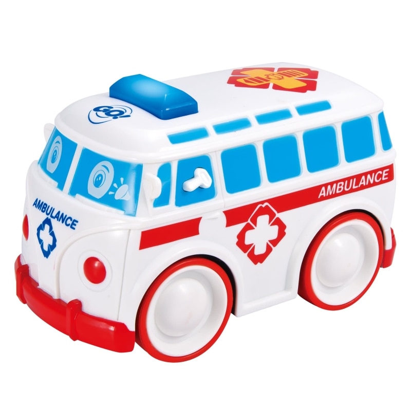 Masina ambulanta, Imaginarium, Touch & Go! Cars Ambulance, cu sunete si lumini, Multicolor, 2-6 ani