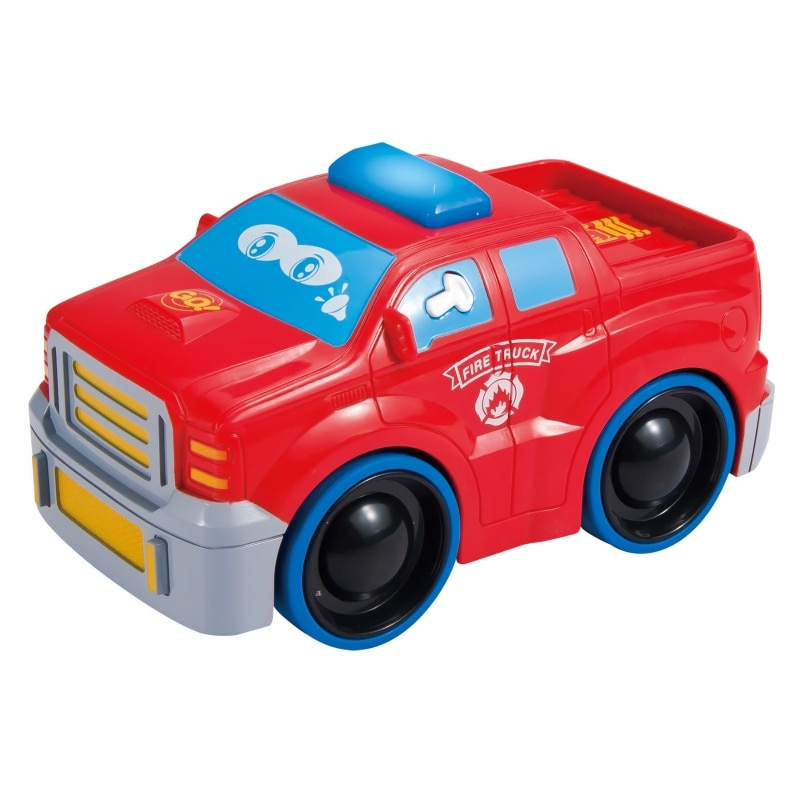 Masina de pompieri, Imaginarium, Touch & Go! Cars Firetruck, cu sunete si lumini, Multicolor, 2-6 ani
