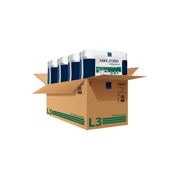 Scutec Abena Abri Form L 3 pentru adulti, all-in-one, absorbtie 3400 ml, 20 buc x 4 pachete Scutec Abena Abri Form L 3 pentru adulti, all-in-one, absorbtie 3400 ml, 20 buc x 4 pachete