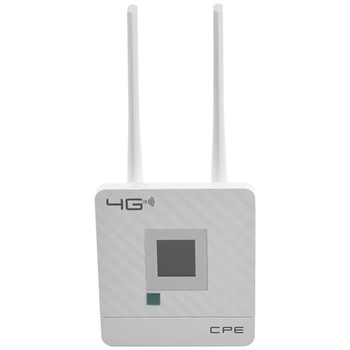 Router Wirless Portabil 3G/4G, 2 Antente, Slot Cartela SIM si Ethernet, Culoare Alb Router Wirless Portabil 3G/4G, 2 Antente, Slot Cartela SIM si Ethernet, Culoare Alb