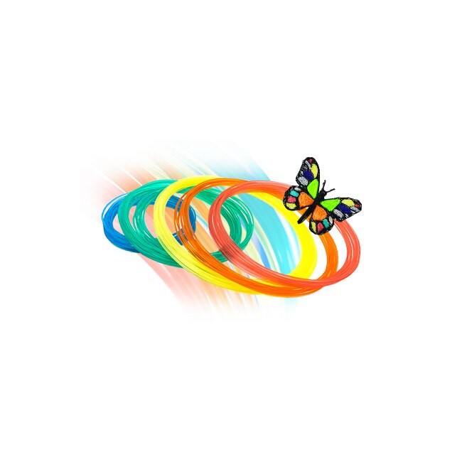 Set 6 filamente x 2m pentru Creion 3D PEN 1.0 PLA