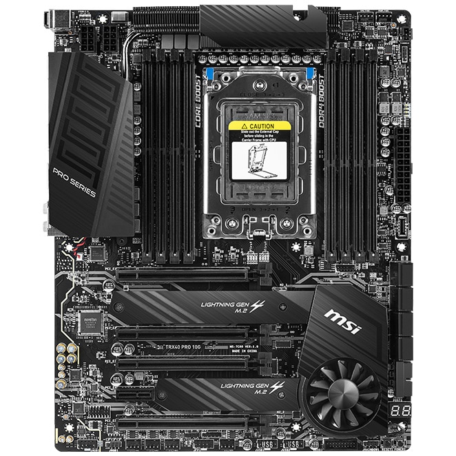 Placa de baza MSI TRX40 PRO 10G, Socket sTRX4