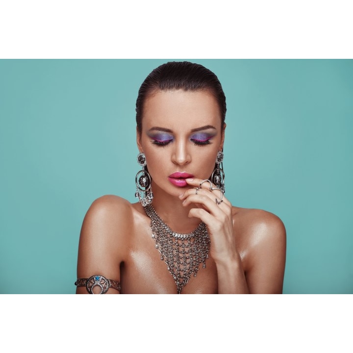 Tablou canvas 100x70 cm, model Portret fata 20