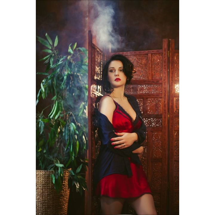 Tablou canvas 90x50 cm, model Portret fata 13